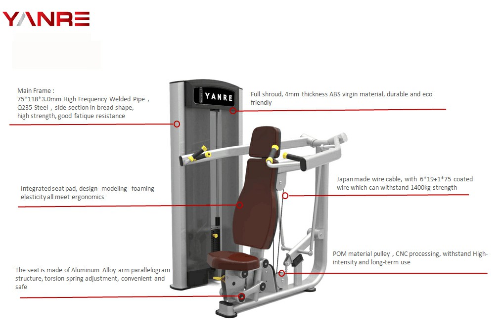 Seated Shoulder Press dual track 7