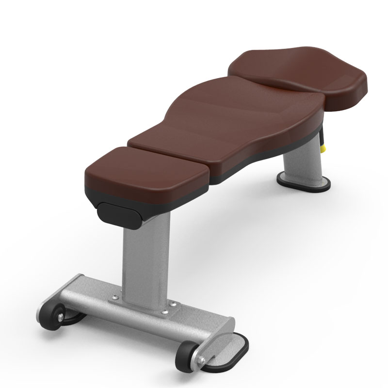 Guide tout-en-un sur les noms, images, prix et catalogue des équipements de gym 9 Banc-plat-61A47-gym-fitness-equipment-yanreaptitude
