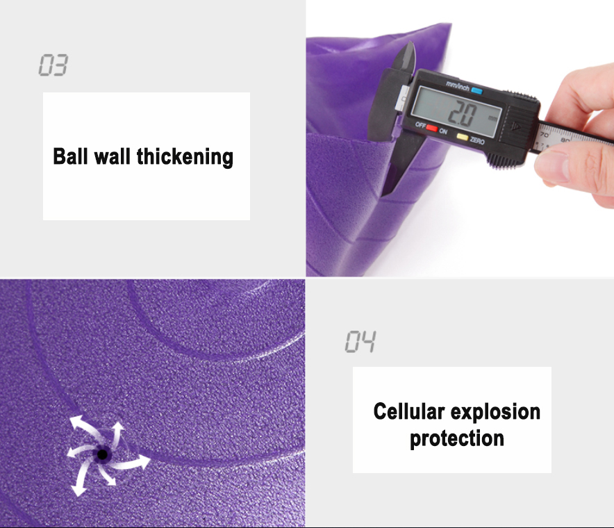 Anti-Burst-Hochleistungs-Yogaball 7