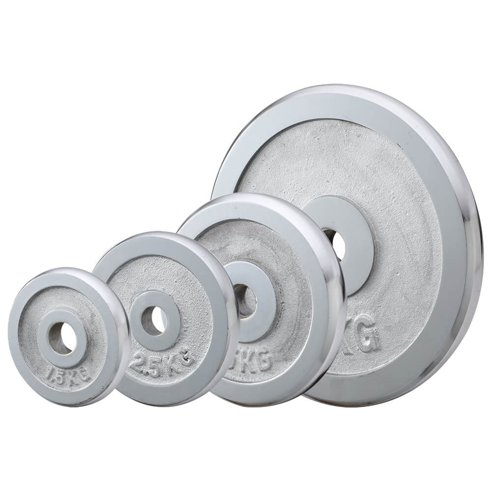 Meilleur guide d'achat de plaques de poids pour propriétaires de gymnases en 2021 7 Plaque de poids chromée
