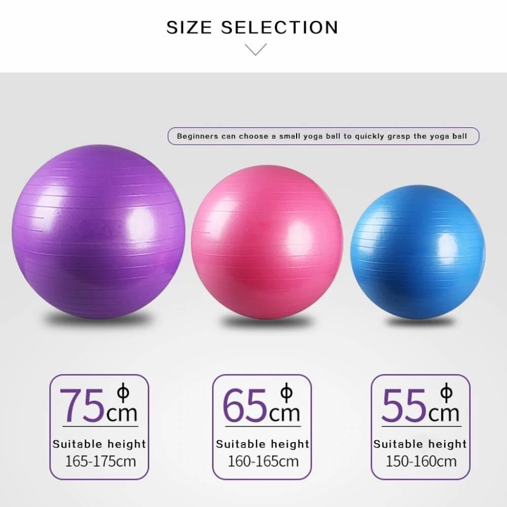 yoga ball size1 Wholesale Gym Equipment Manufacturer