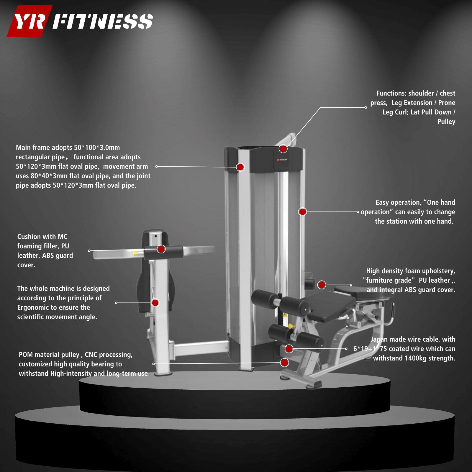 3 Station 6 Function Trainer 3