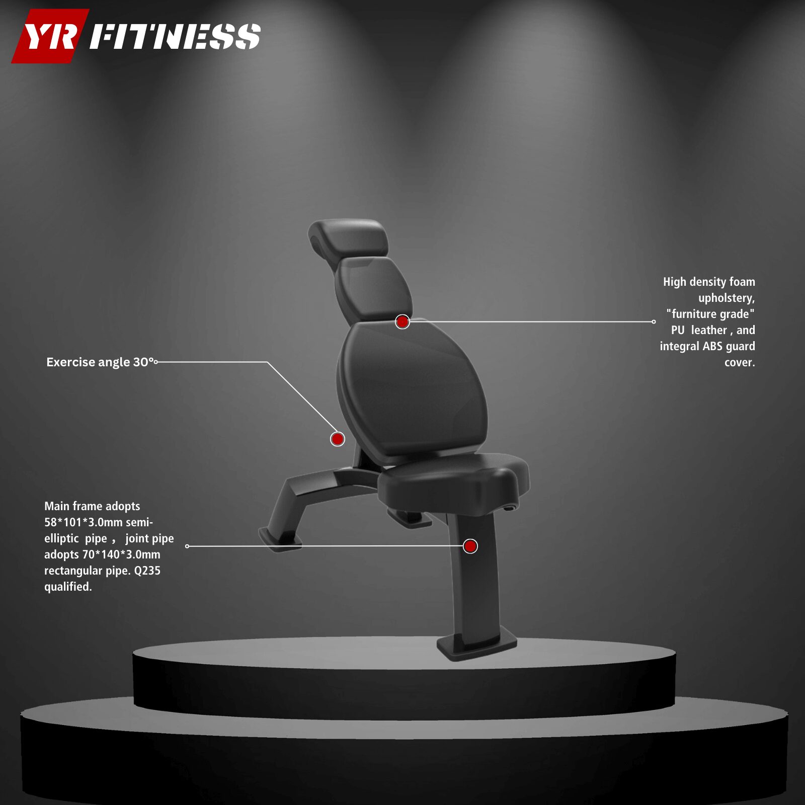 Incline Bench 30° 3