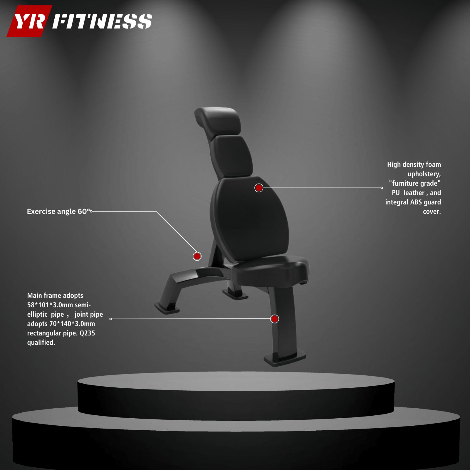 Incline Bench 60° 3
