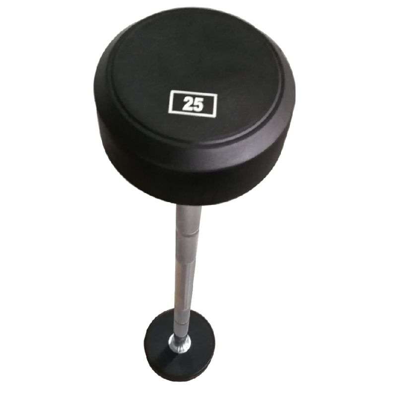 Urethane Round Head Fixed Weight Barbell – Straight