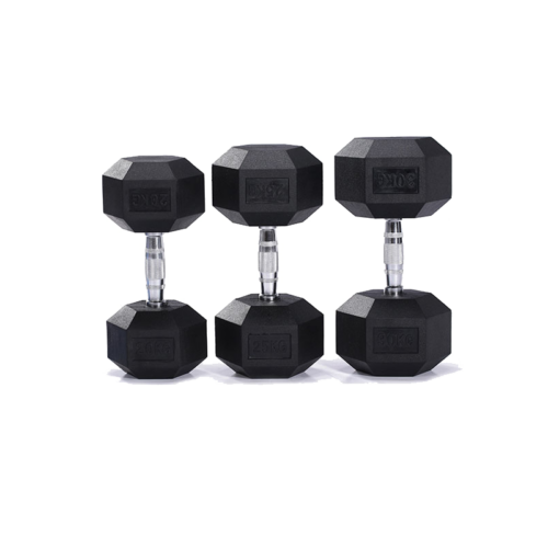 Rubber Coated Hex Dumbbell 3
