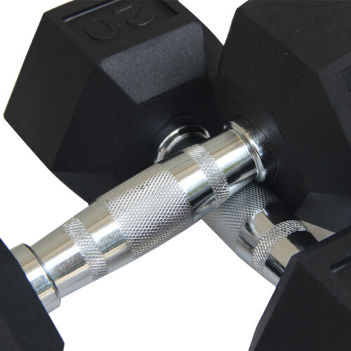 Rubber Coated Hex Dumbbell 5