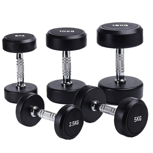 42.5kg２個 ラバーラウンドダンベル ラバー ダンベル 20kg セット 片手10kg×2個セット IROTEC