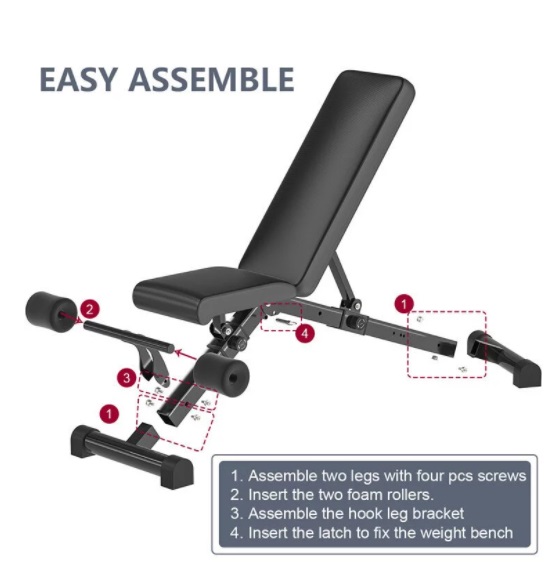 Commercial Workout Bench 6 Commercial Workout Bench 6