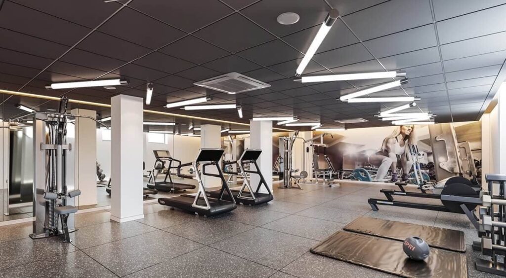 From Classic to Modern: Gym Ceiling Designs That Wow 11