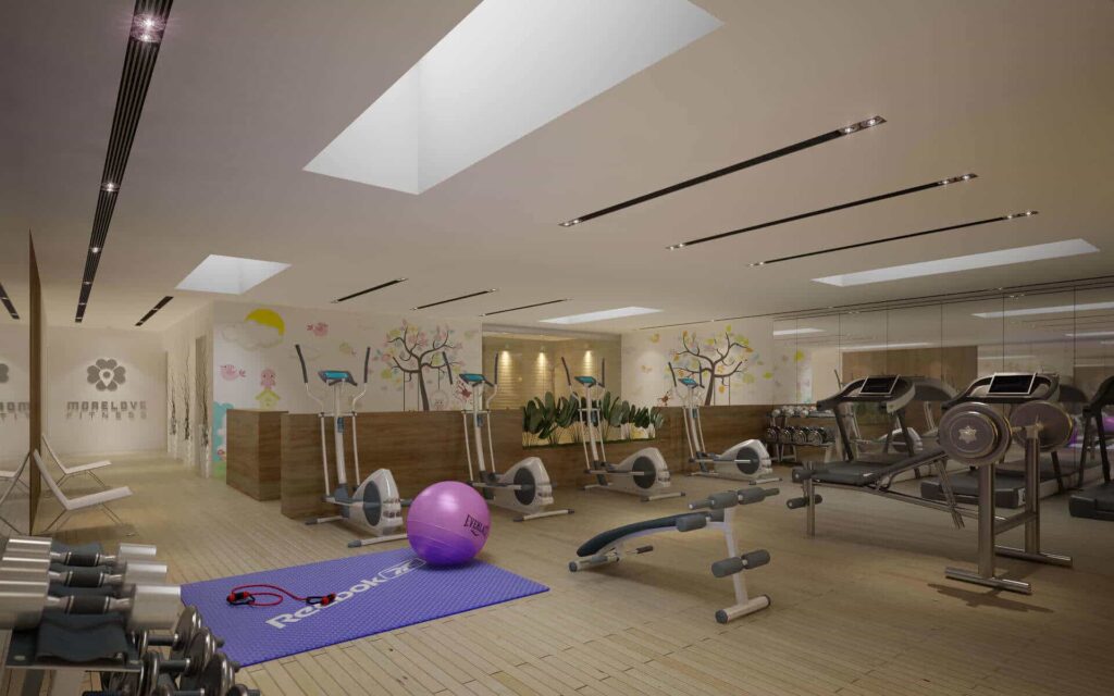 From Classic to Modern: Gym Ceiling Designs That Wow 3