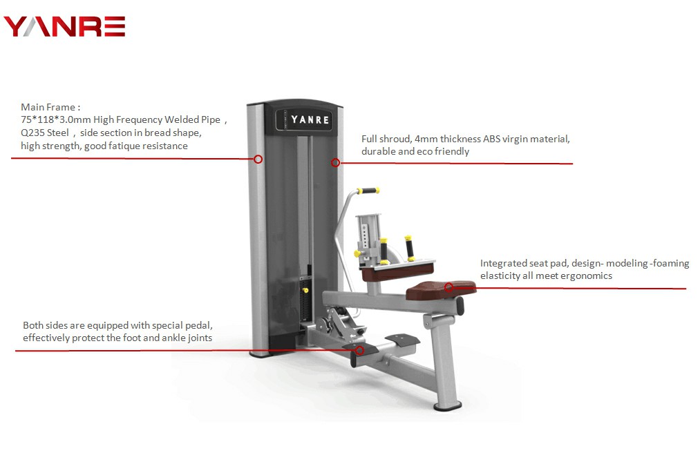 Commercial Seated Calf Raise 16