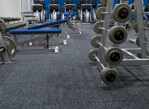 Commercial Rubber Gym Flooring 11