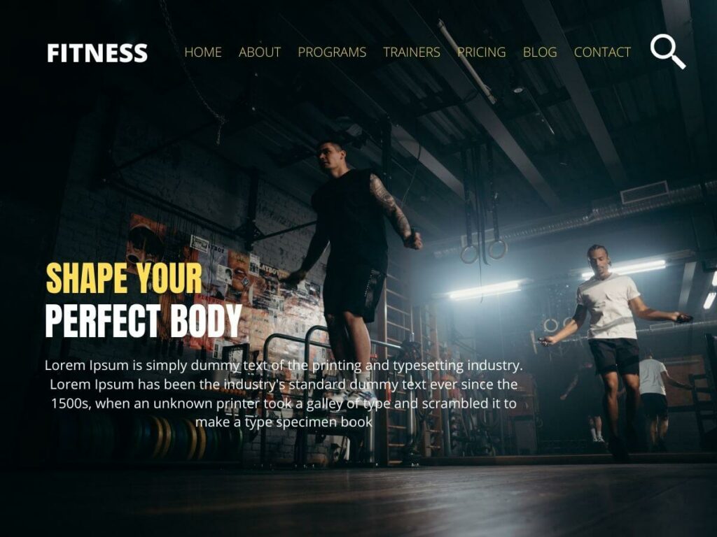 Online Fitness Business 14