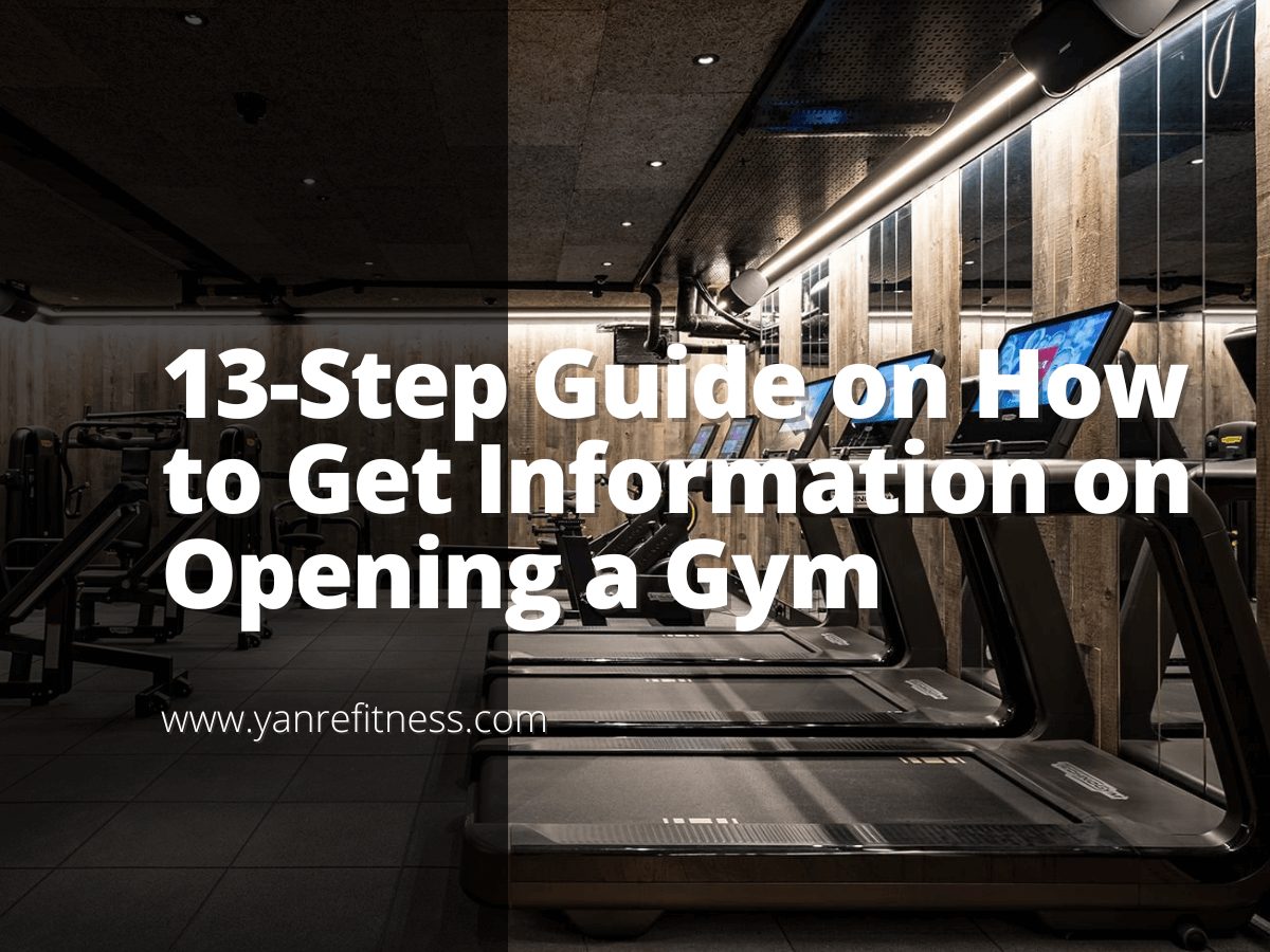 체육관 개업 정보를 얻는 방법에 대한 13단계 가이드 1