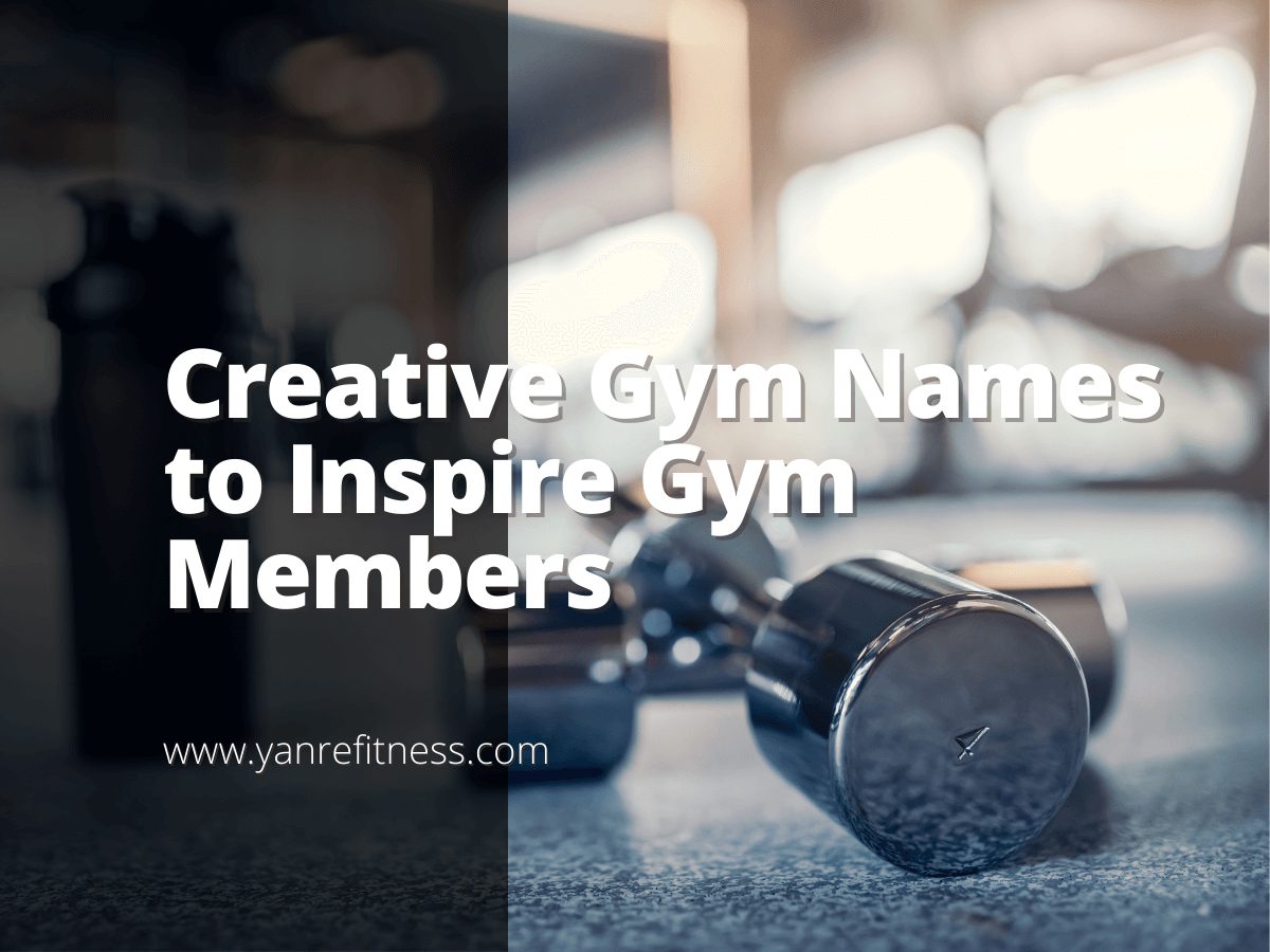 Kreative Namen für Fitnessstudios, um Fitnessstudio-Mitglieder zu inspirieren 1