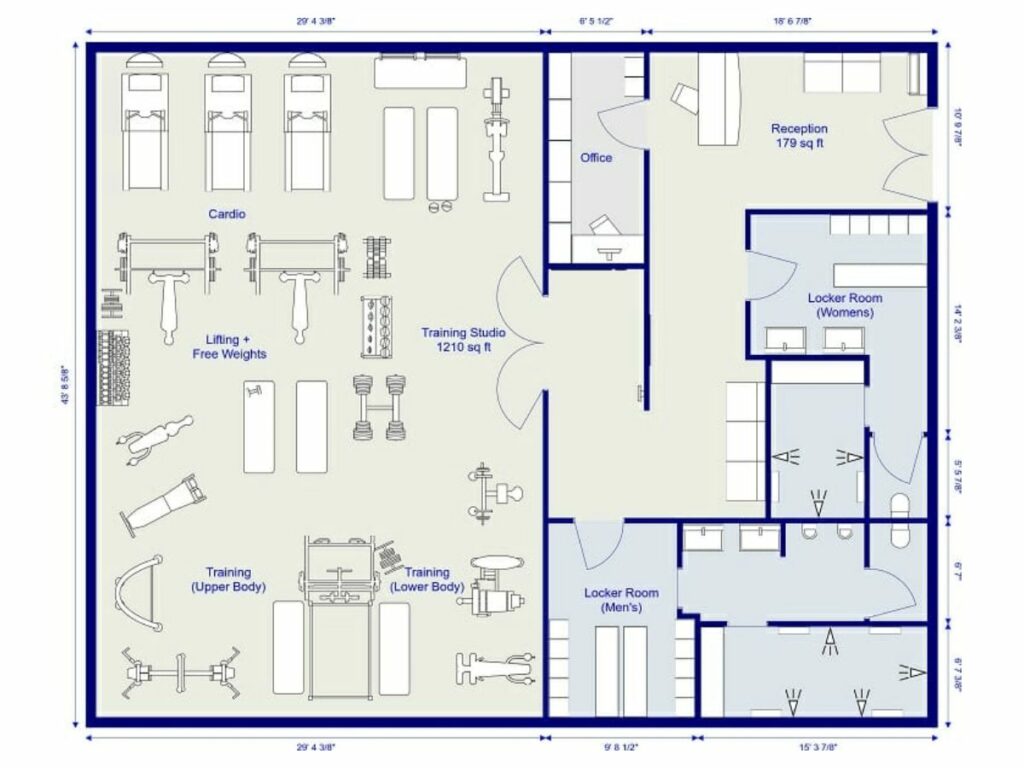 호텔 체육관 디자인: 기능적이고 매력적인 피트니스 공간을 만들기 위한 가이드 3
