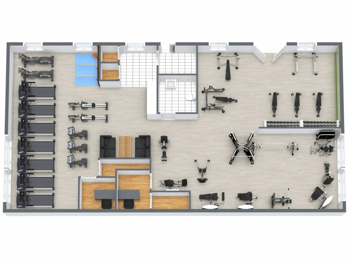 6 Steps In Designing A Luxury Gym Interior | Yanre Fitness