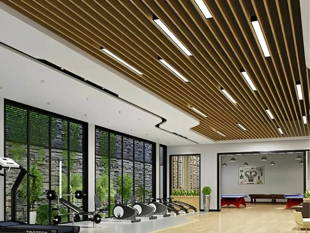 Perfect Ceiling Design to Elevate Your Gym Space 11