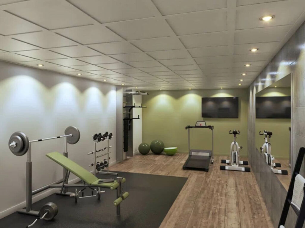 Perfect Ceiling Design to Elevate Your Gym Space 3