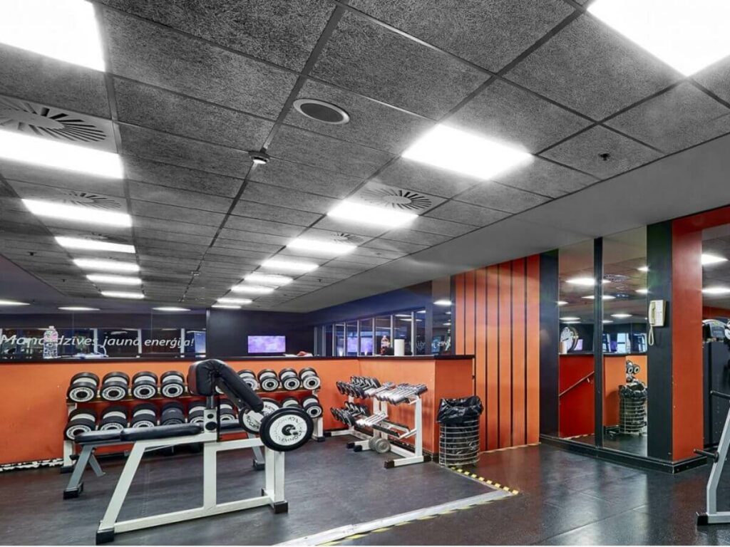 Perfect Ceiling Design to Elevate Your Gym Space 8