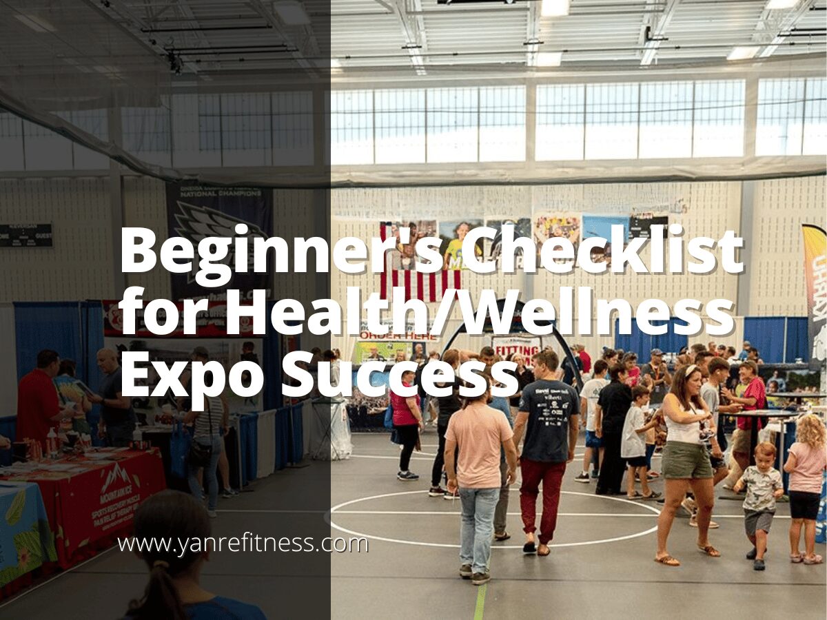 Checklist voor beginners voor succes op de gezondheids-/welzijnsbeurs 1