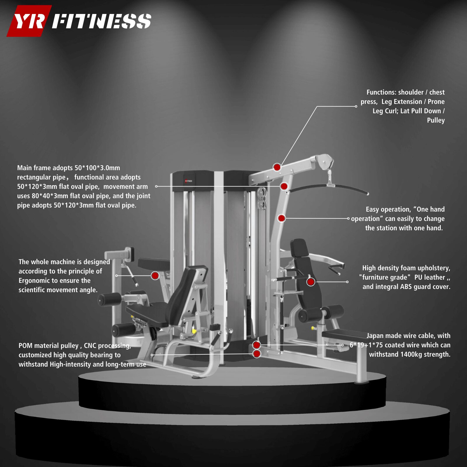 4 Station 8 Function Trainer 3