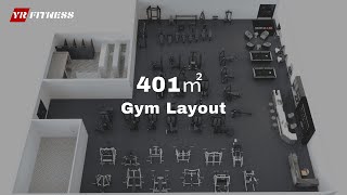 ジムのレイアウトと機器パッケージ 5